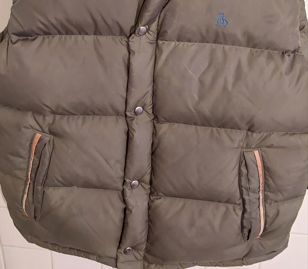 Penquin, Puffer Vest, Green, Medium